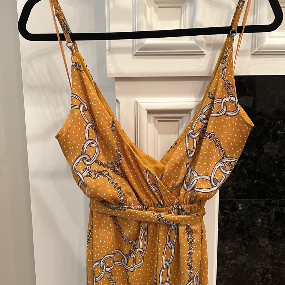 Chain Pattern Jump Suit - image 5